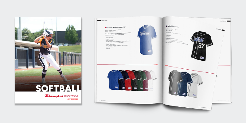 Champion Teamwear Softball Catalog